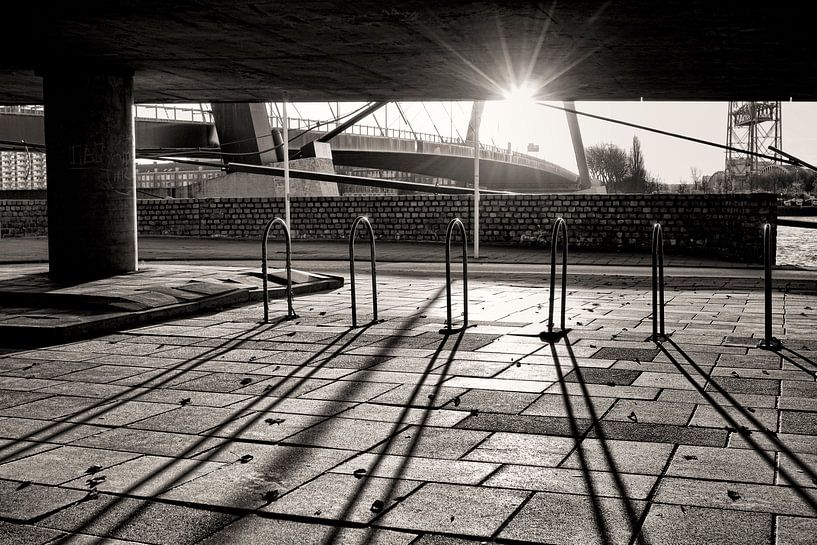 Zonsopkomst onder de Willemsbrug par Vincent van Kooten