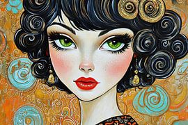 Frau Augen von Blickfänger Gemälde