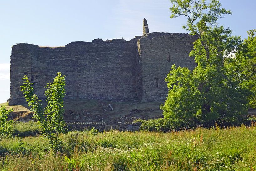 Castle Sween est un château en ruine situé dans la région d'Argyll et Bute Knapdale en Écosse. par Babetts Bildergalerie