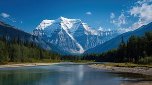 Mount Robson rocky mountains canada panorama