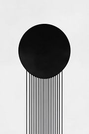 Schwarze Formendesign von Poster Art Shop