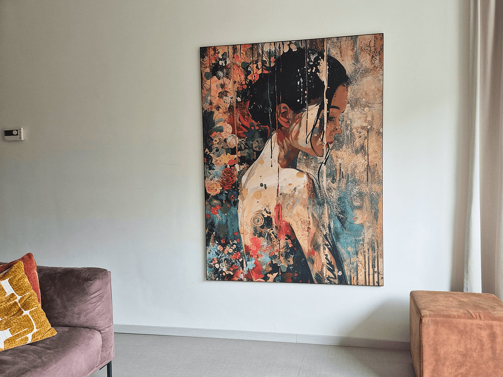 Modernes Kunstwerk, von Blickfänger Gemälde