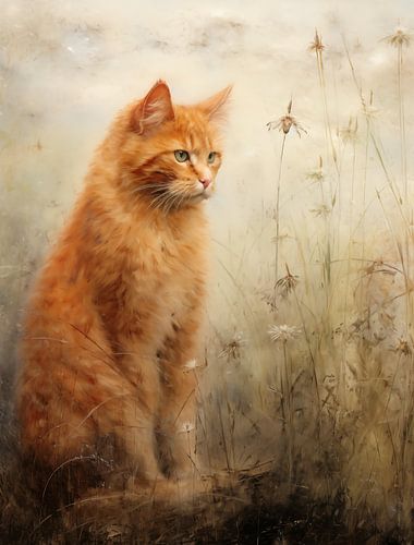 Rode Kater in Dorre Weide
