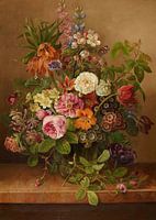 Nature morte en fleur, Gottfried Wilhelm Voelcker