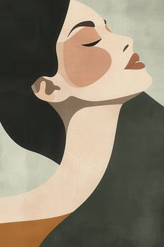 Serene elegantie in een gestileerde moderne compositie