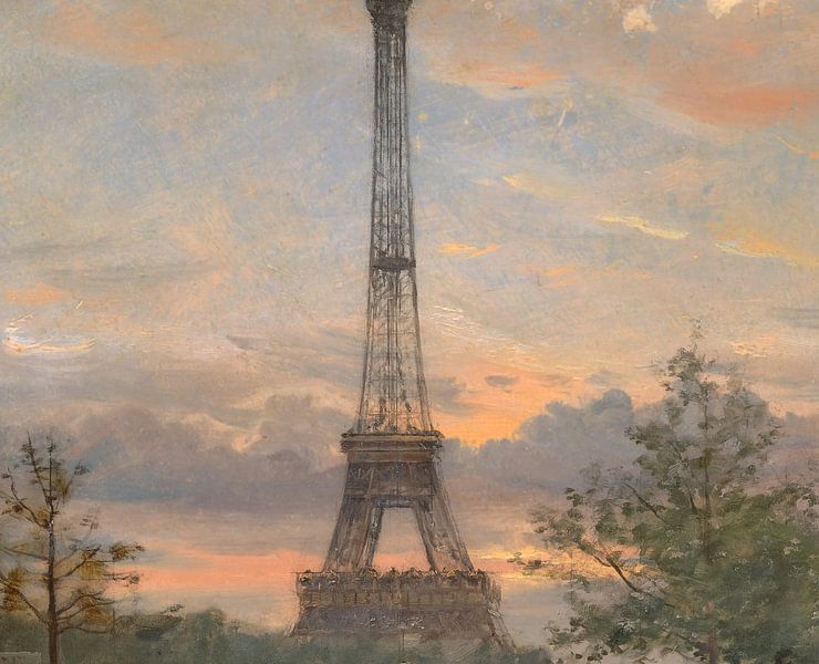 Morning at the Eiffel Tower by Nop Briex