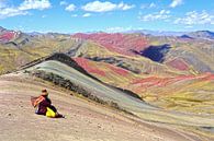 De Regenboog Bergen in Peru van Gerhard Albicker thumbnail