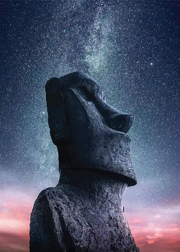 Rapa Nui (île de Pâques) en Polynésie orientale moai