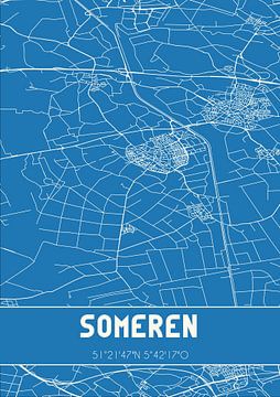 Blueprint | Map | Someren (North Brabant) by Rezona