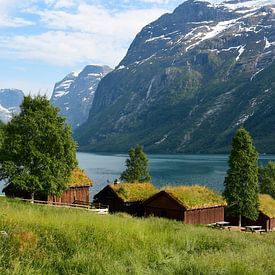 Cottages by the lake by Bettina Schnittert