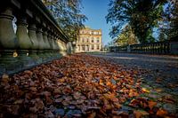 En route to a historic country house in autumn