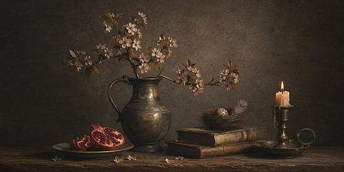 Still Life: Pomegranate