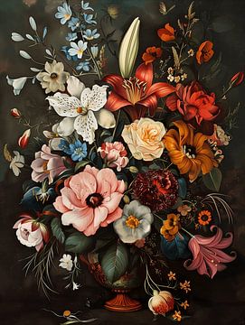 Vintage Flowers II by Gypsy Galleria