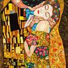 Le Baiser, inspiré par Gustav Klimt (1) sur Ineke de Rijk