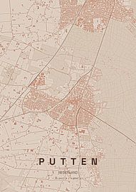 Stadtplan von Putten von Stef van Campen