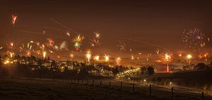 Vuurwerk boven Simpelveld von John Kreukniet