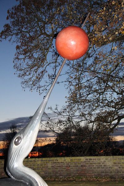 Red ball by Christel Smits