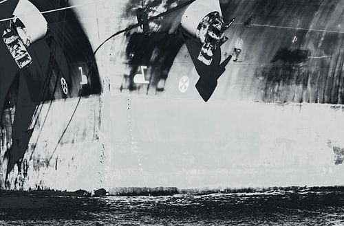 Pure rauwheid van de haven van scheepskijkerhavenfotografie