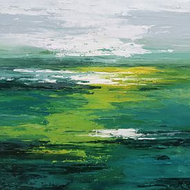 Mer de mojito (abstrait) sur TheXclusive Art