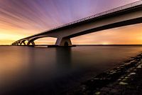 Zeelandbrug in de nacht