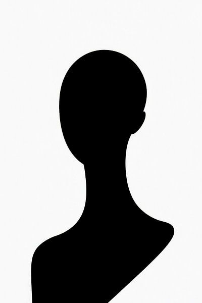 De stilte van anonimiteit van Poster Art Shop