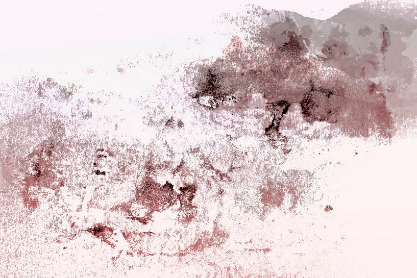 Warm Scandinavian Winter Garden Abstraction by Mad Dog Art