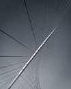 Détail du pont Citer en noir et blanc par Henk Meijer Photography Aperçu