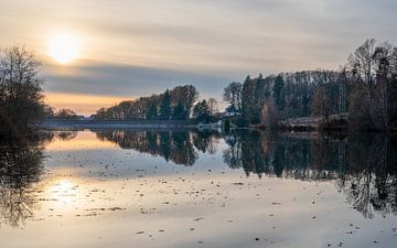 Silbertalsperre, Bergisches Land, Duitsland van Alexander Ludwig