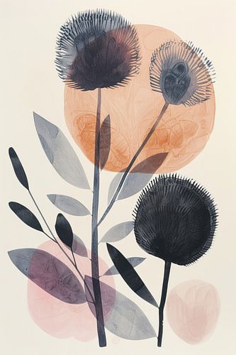 Abstrait moderne sur Peintures accrocheuses