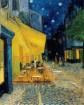 Terrasse de café la nuit par Vincent van Gogh