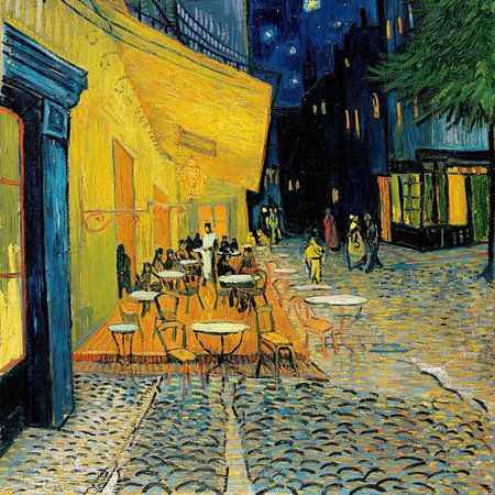 Caféterras bij nacht van Vincent van Goghvan Rebel Ontwerp