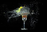 Gelb im Glas