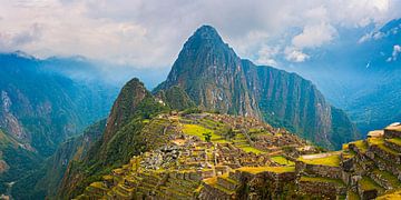 Blick über Machu Picchu, Peru von Henk Meijer Photography