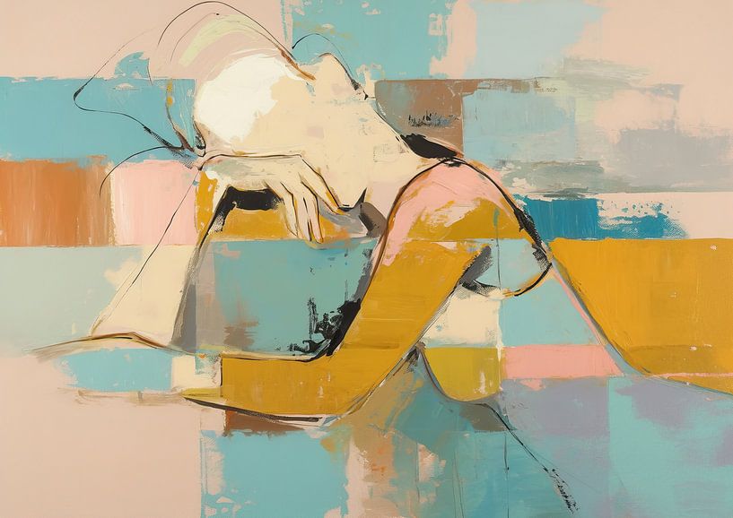 Woman Abstract by Eye catching paintings