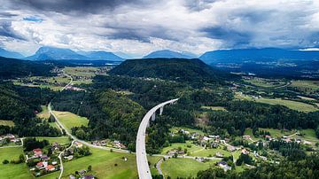 Het landschap van Slovenie