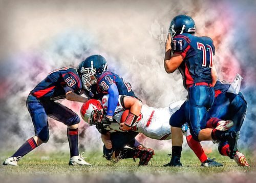 Football américain sur Peter Roder