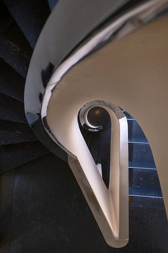 Villa Chabot, escalier Bauhaus