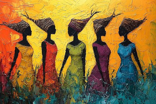 Afrikanische traditionelle Frauen