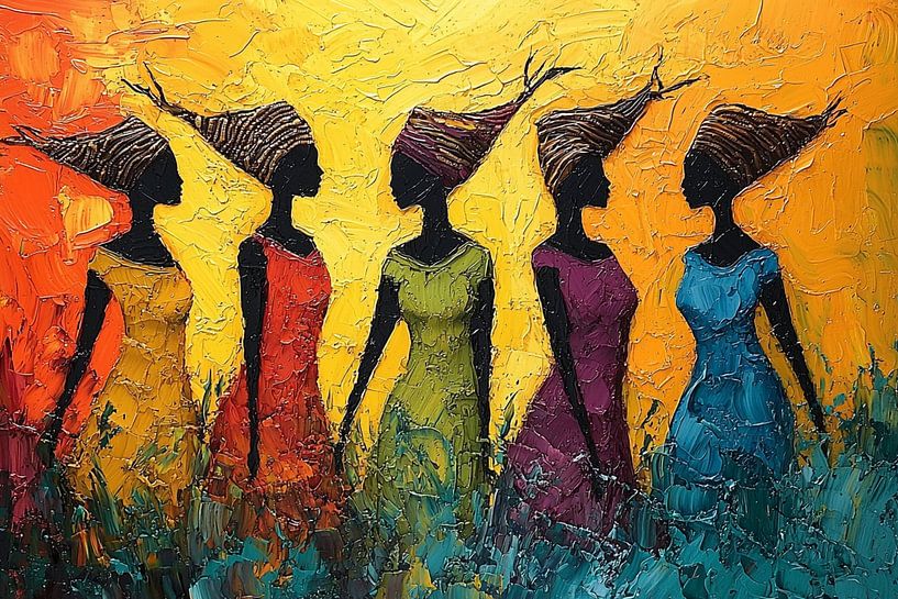 African traditional women by PixelPrestige