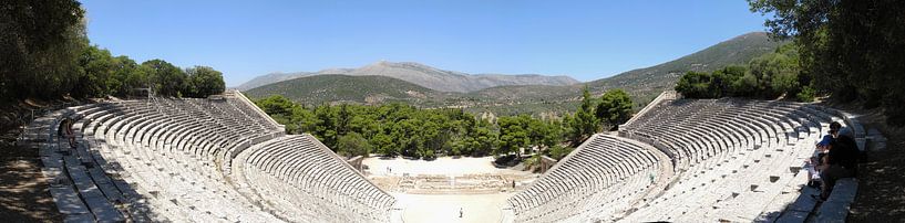 Panorama du théâtre d'Epidaure par Wiljo van Essen