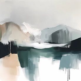 Montagnes minimalistes et abstraites sur IamHome Studio