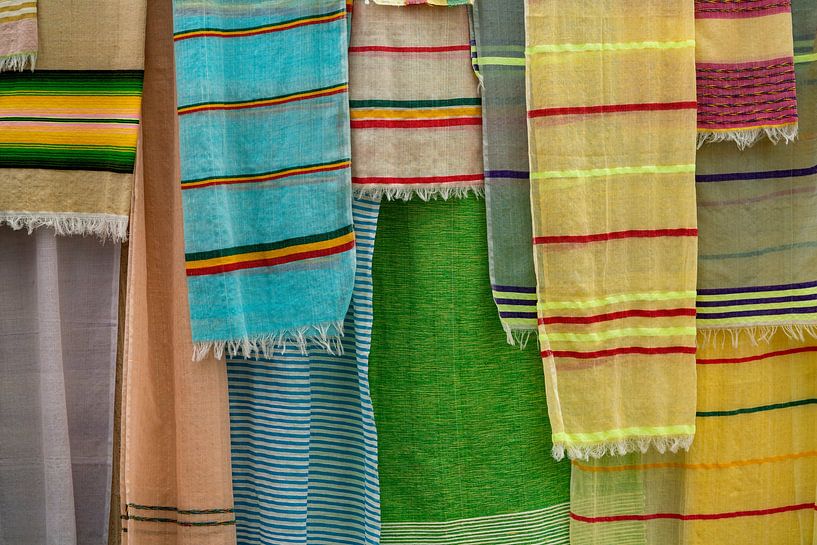 Scarves. Exotic. Colour. 1 by Alie Ekkelenkamp
