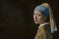 Meisje zonder parel en met de witte airpod (Vermeer) horizontaal van Gig-Pic by Sander van den Berg thumbnail