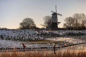 Skaters between the high grass near Mill De Koe 2 by Percy's fotografie