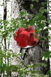 Bollen hat on tree ART 2.0 by Ingo Laue