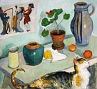 August Macke's still life with a cat by Studio POPPY thumbnail