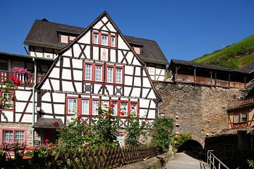 Schildershoek, oude binnenstad, Bacharach, Midden-Rijn van Torsten Krüger