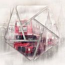 Graphic Art LONDON Westminster Collage by Melanie Viola thumbnail