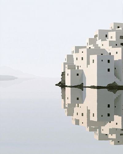 Mediterranean Tranquillity – A Town by the Sea