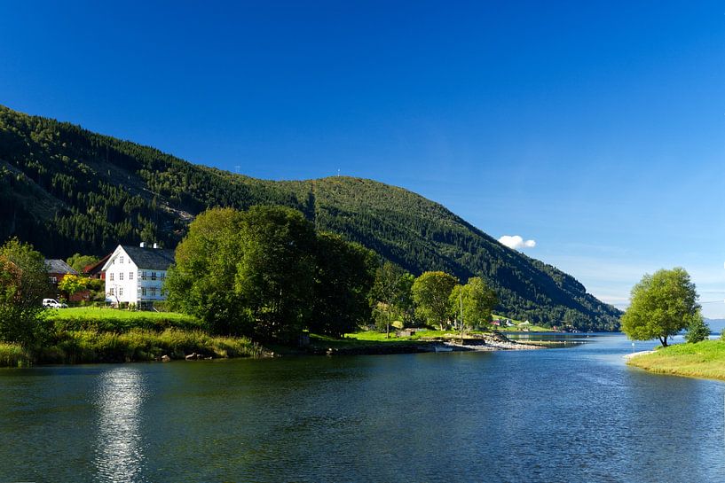 Landscape idyll by the Eidfjord by Anja B. Schäfer